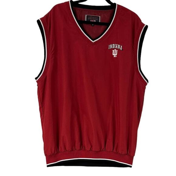 INDIANA HOOSIERS Pullover Mens Size XL Colosseum Athletics Vest - Picture 1 of 3